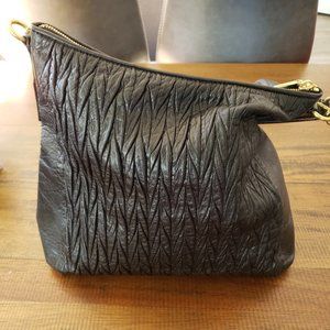 Coach leather hobo bag